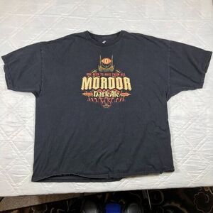 Mordor Dark‎ Ale "One Beer To Rule Them All" Gray T Shirt Size XXXL